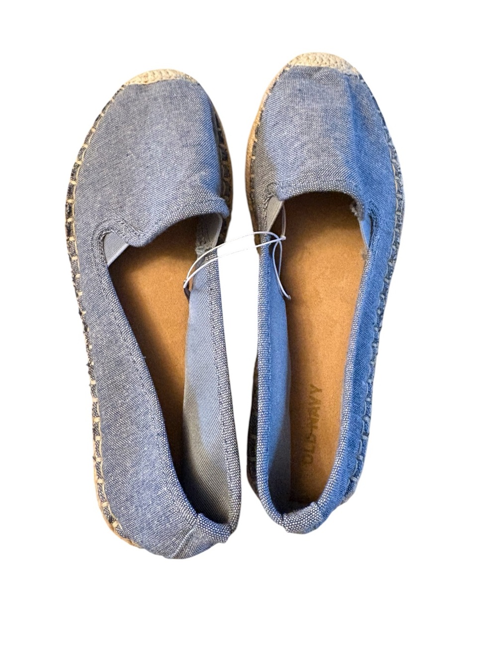 Old Navy Blue Chambray Espadrille Flats